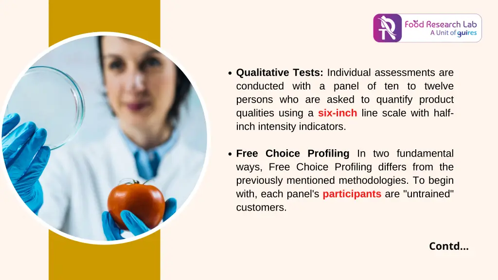 qualitative tests individual assessments