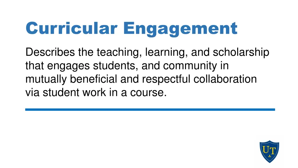 curricular engagement