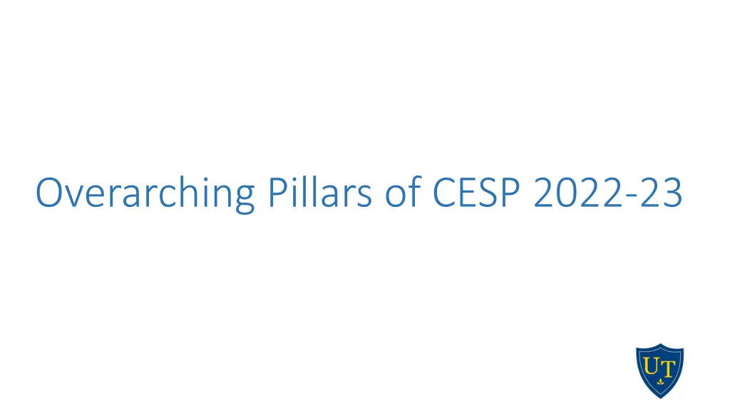 overarching pillars of cesp 2022 23