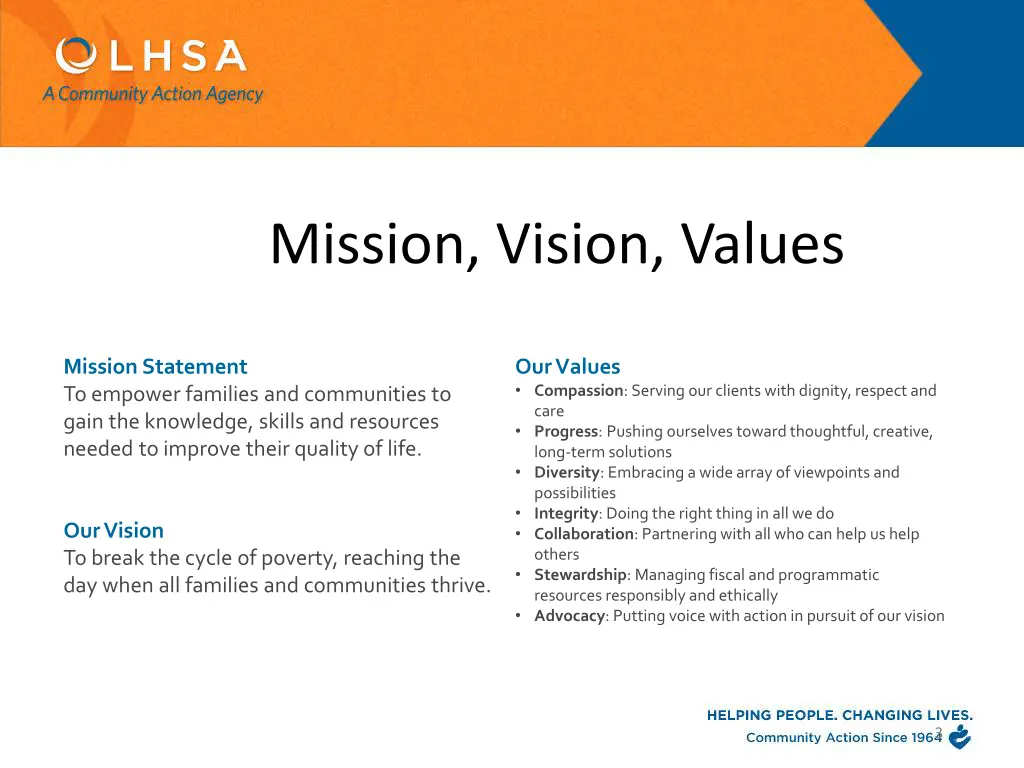 mission vision values