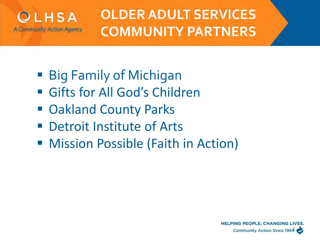 older adult services community partners