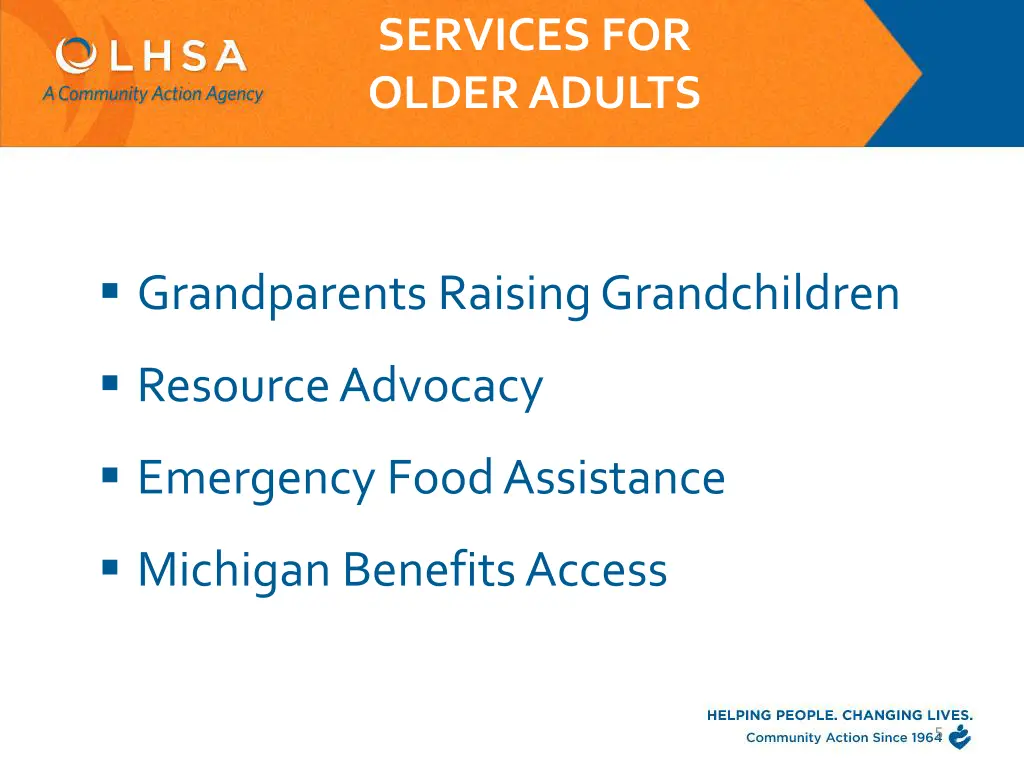 services for older adults