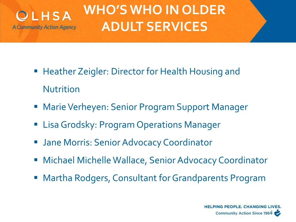 who s who in older adult services