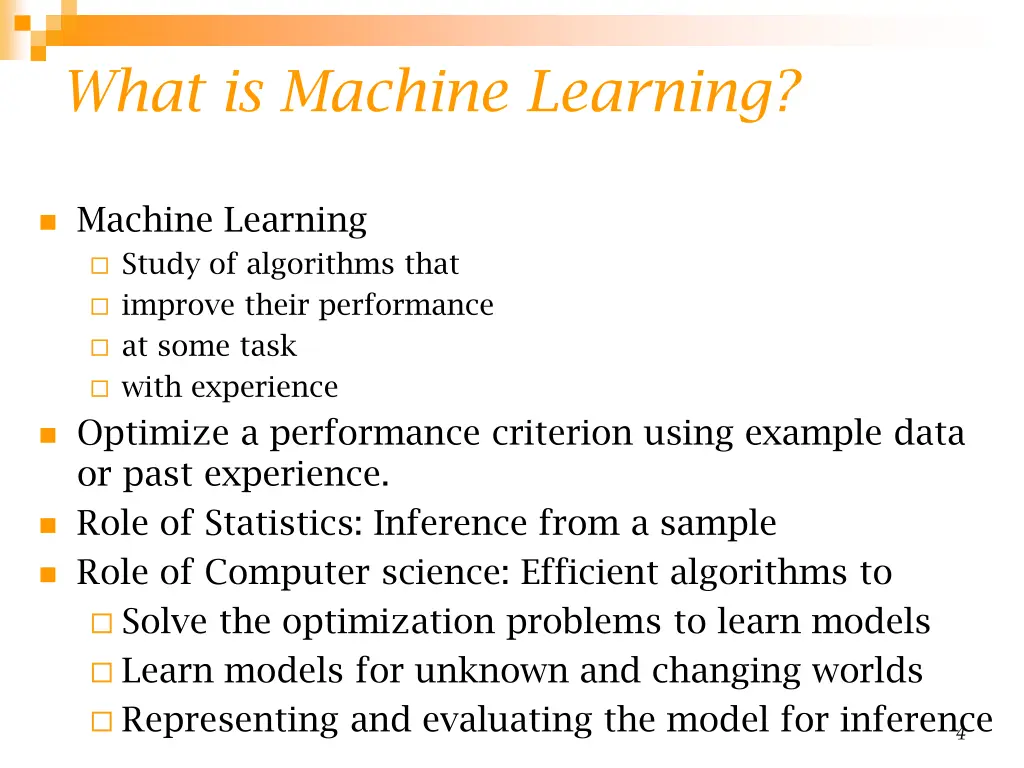 what is machine learning