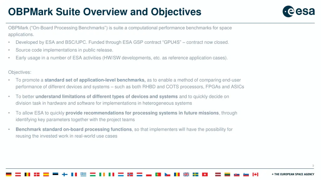 obpmark suite overview and objectives