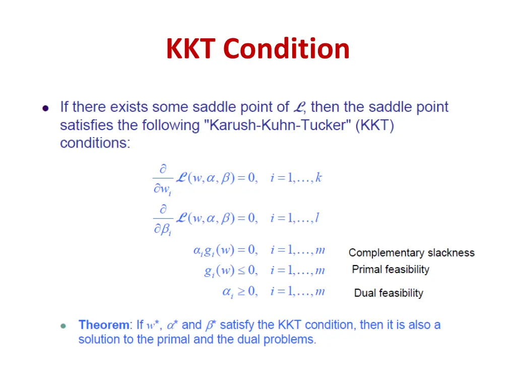 kkt condition