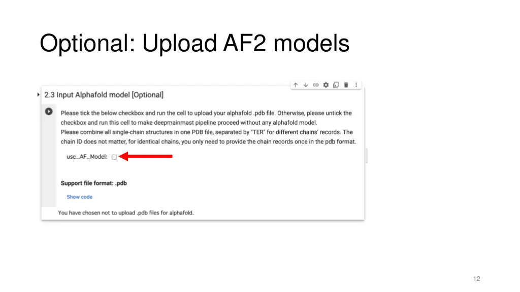 optional upload af2 models