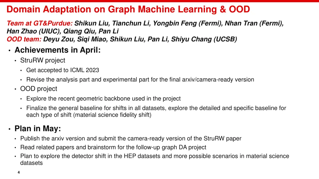 domain adaptation on graph machine learning ood