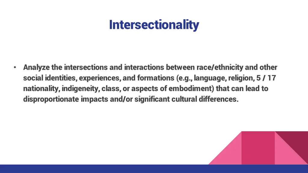 intersectionality