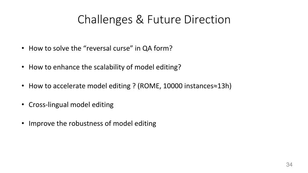 challenges future direction