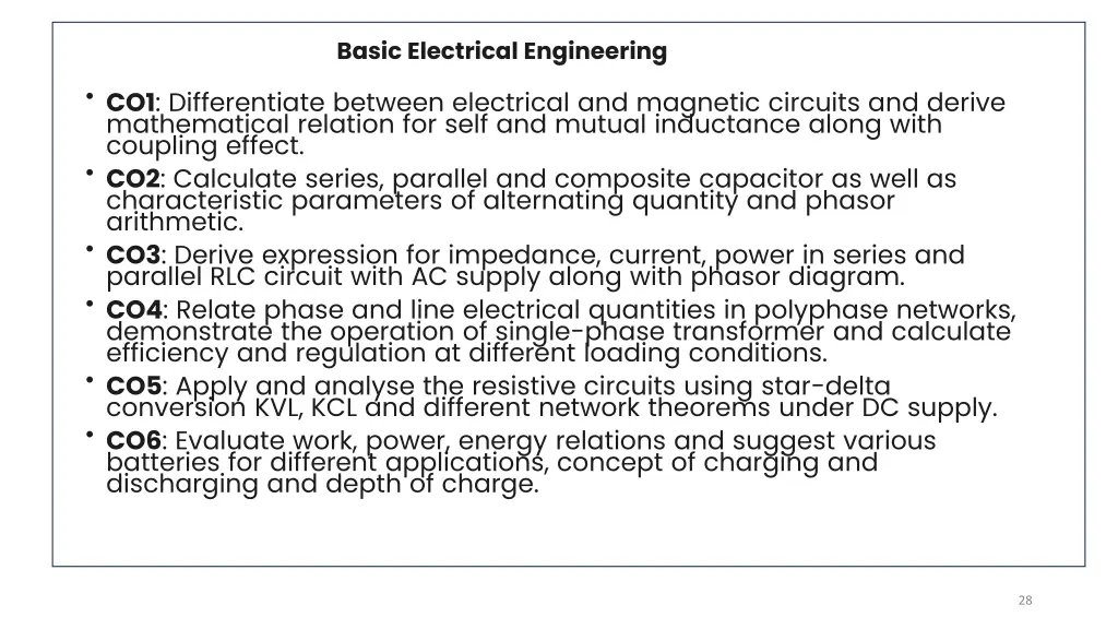 basic electrical engineering