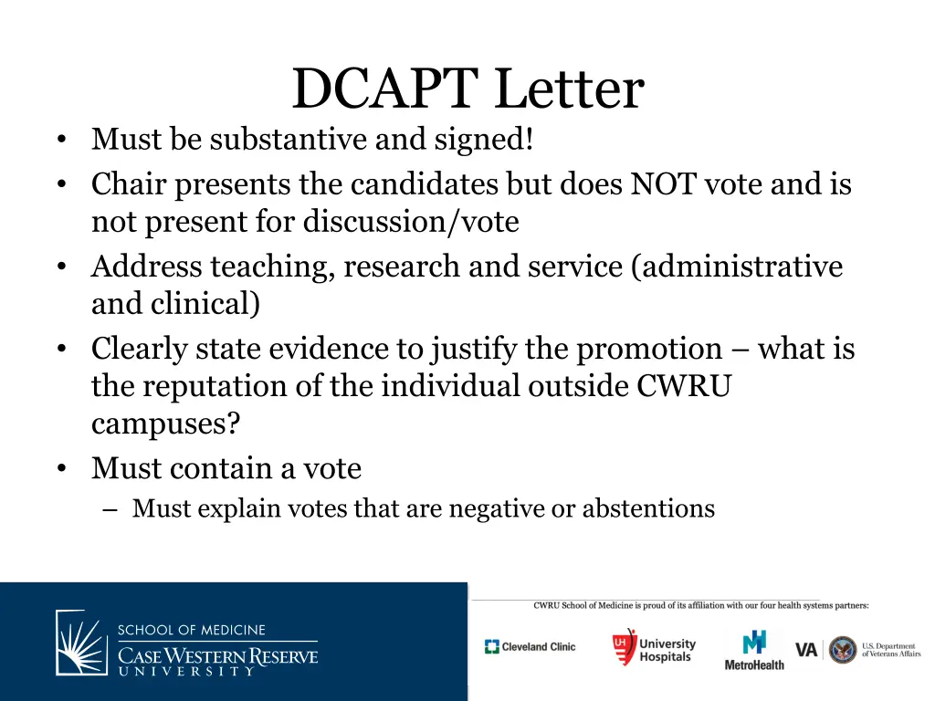 dcapt letter