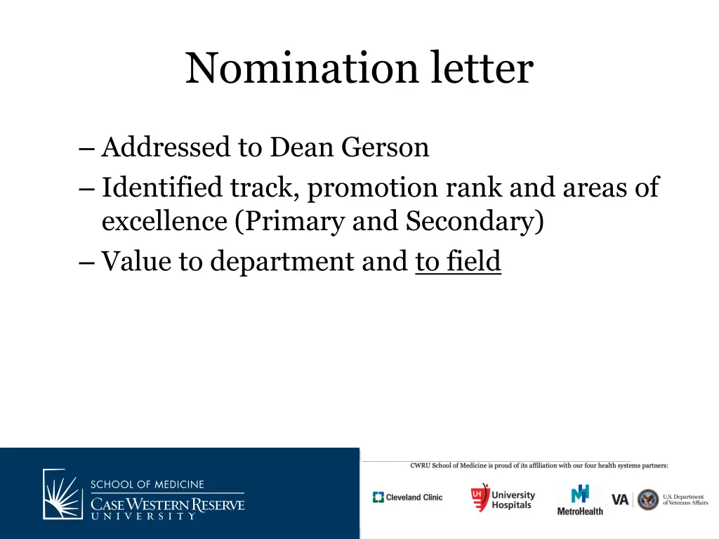 nomination letter