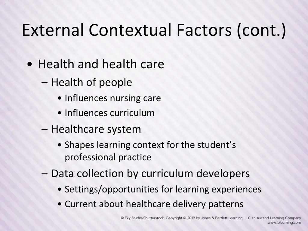 external contextual factors cont 3