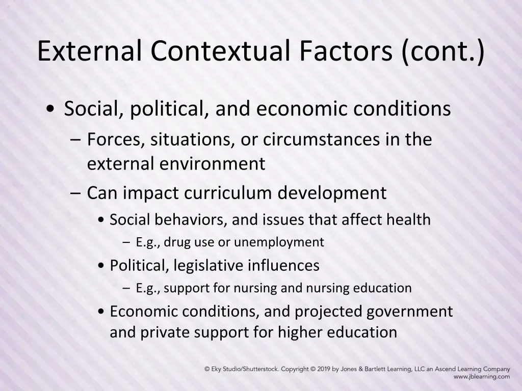 external contextual factors cont 7