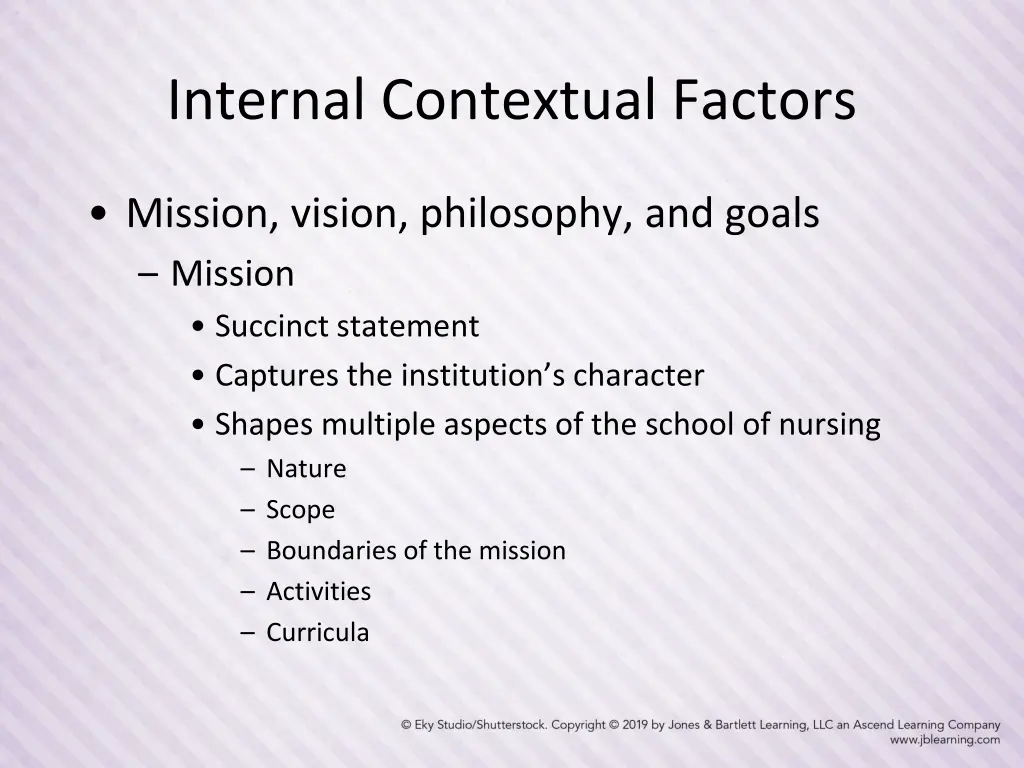 internal contextual factors