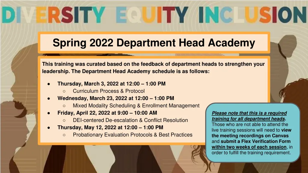 spring 2022 department head academy