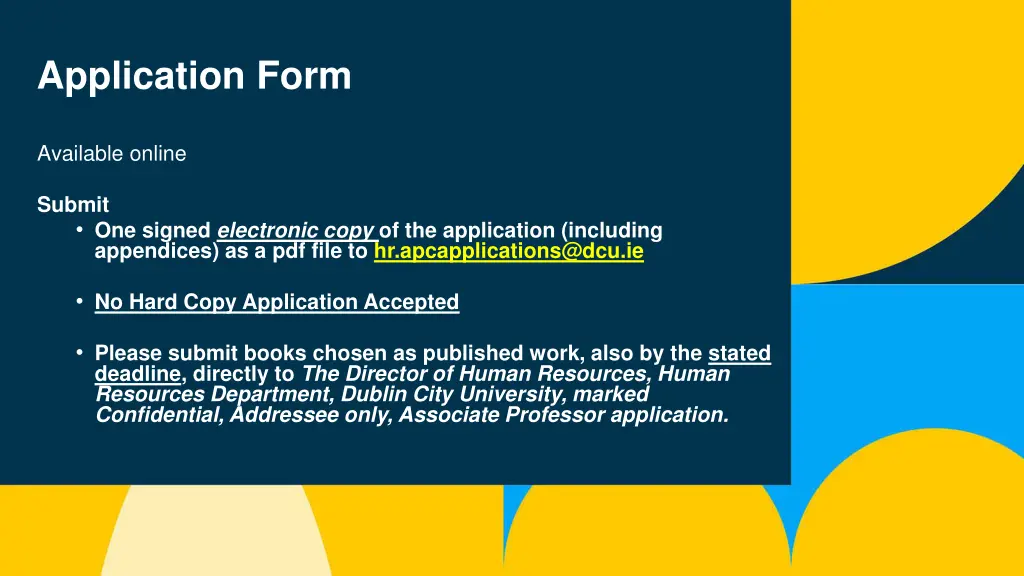 application form