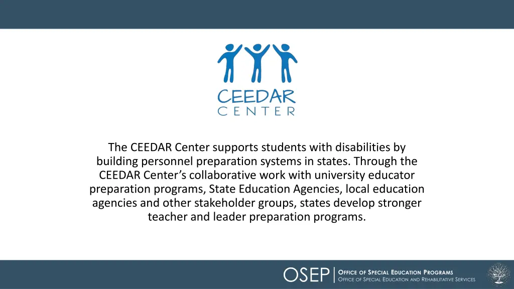 the ceedar center supports students with