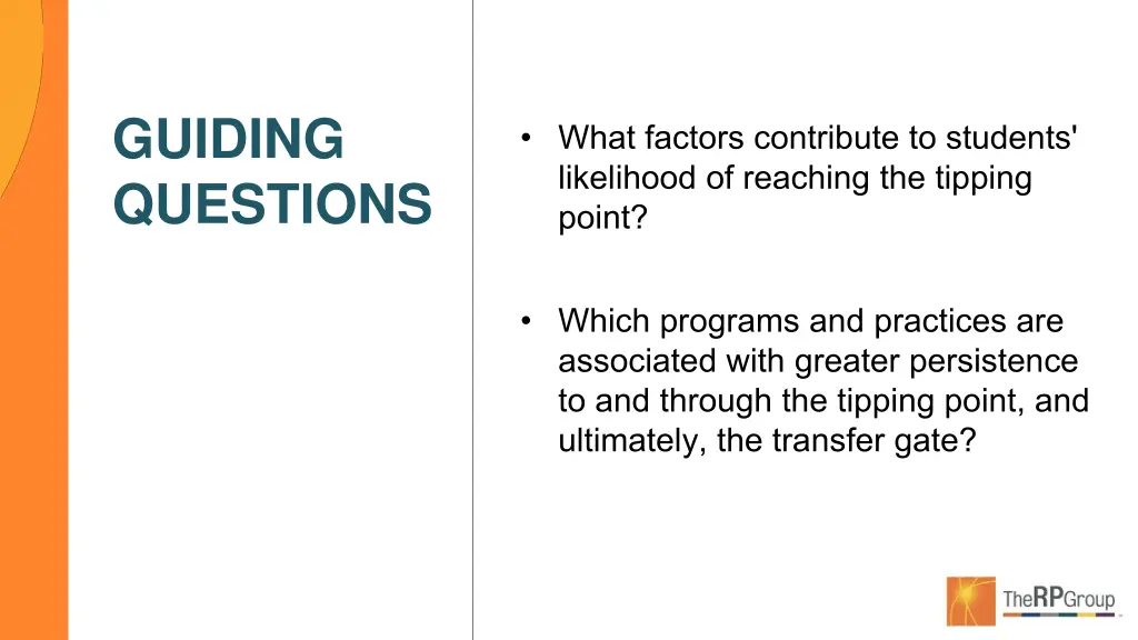 guiding questions