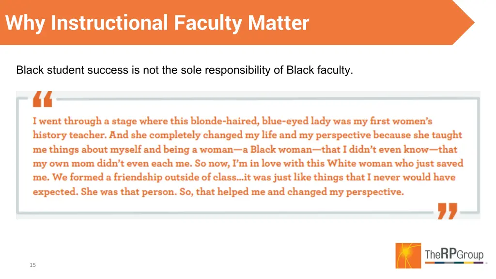 why instructional faculty matter 1