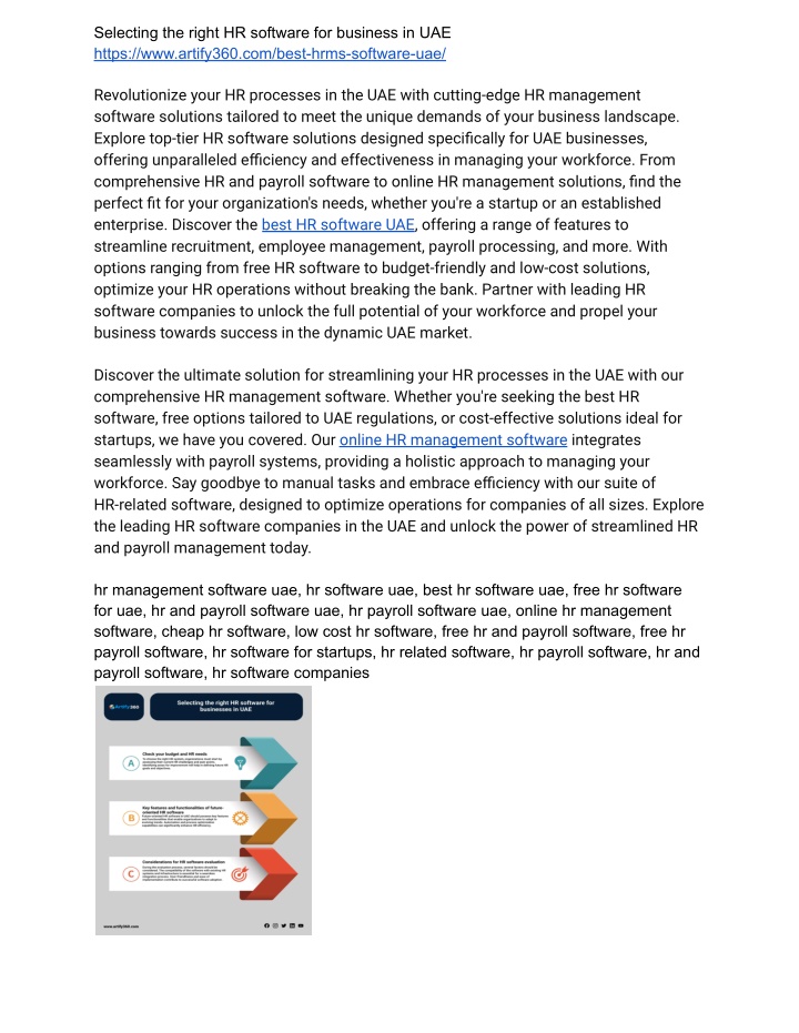 selecting the right hr software for business