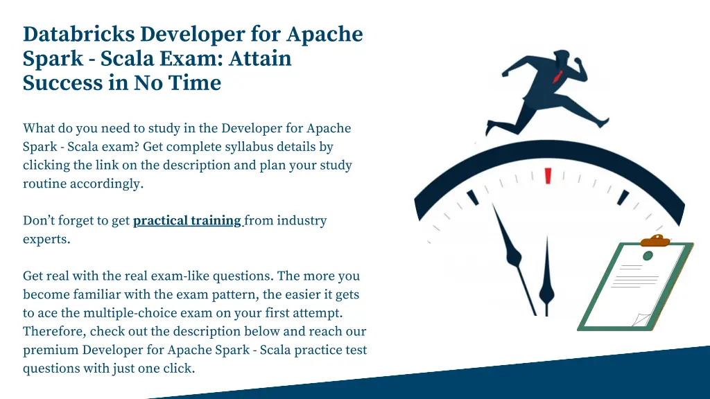 databricks developer for apache spark scala exam