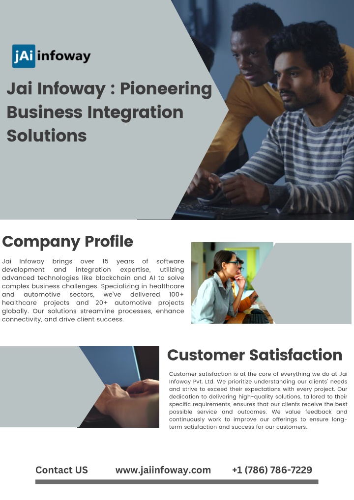 jai infoway pioneering business integration