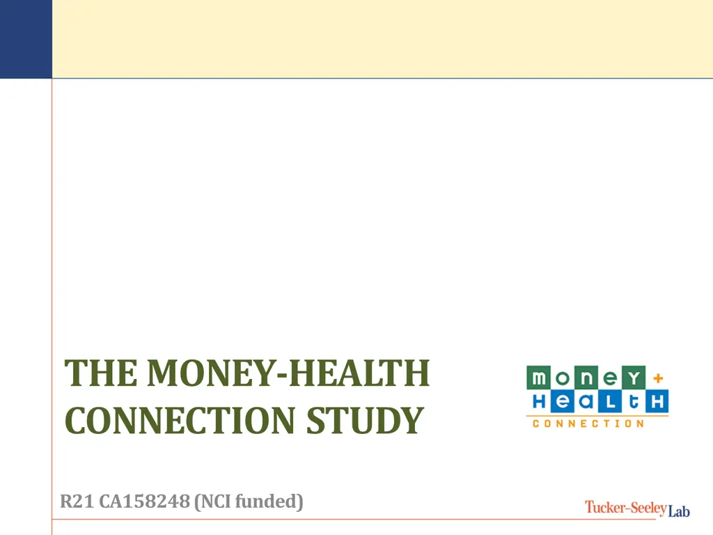 the money health connection study