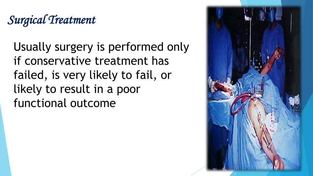surgical treatment surgical treatment