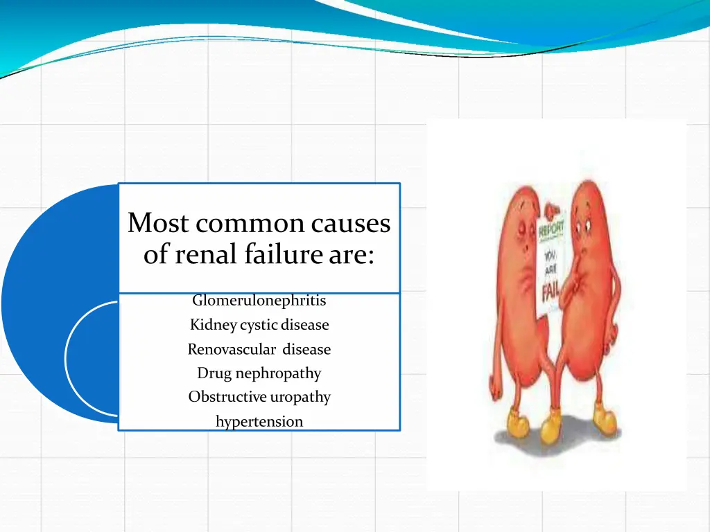 mostcommoncauses of renal failureare