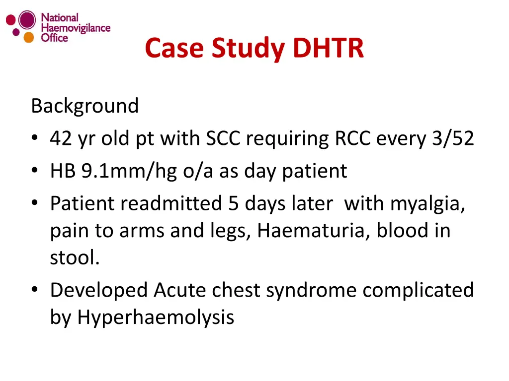 case study dhtr