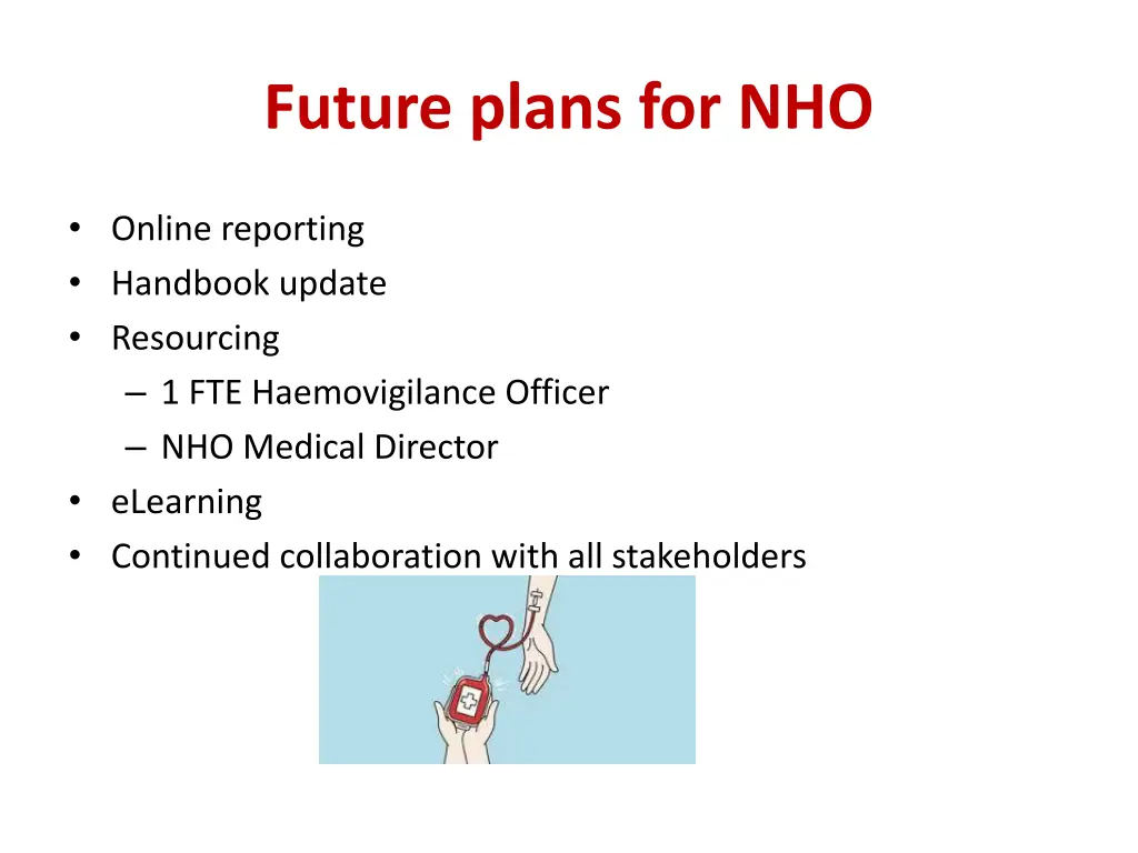 future plans for nho