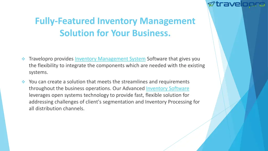 fully featured inventory management solution