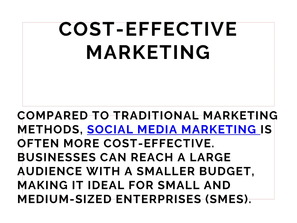 cost effective marketing