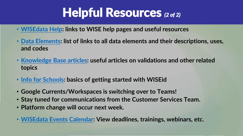 helpful resources helpful resources 2 of 2