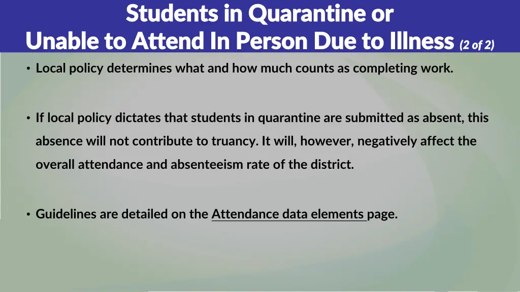 students in quarantine or students in quarantine 1