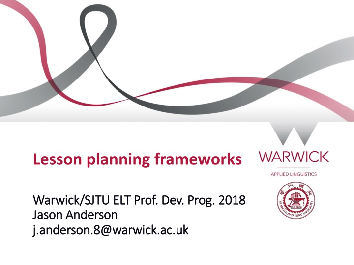 lesson planning frameworks