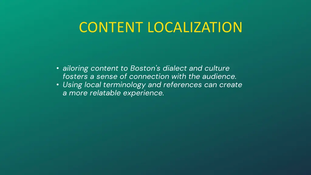 content localization