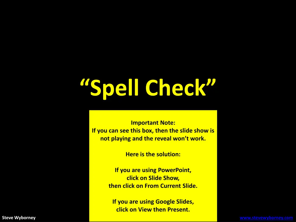 spell check 1