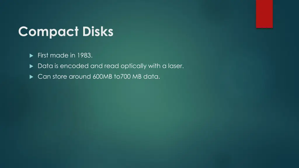 compact disks