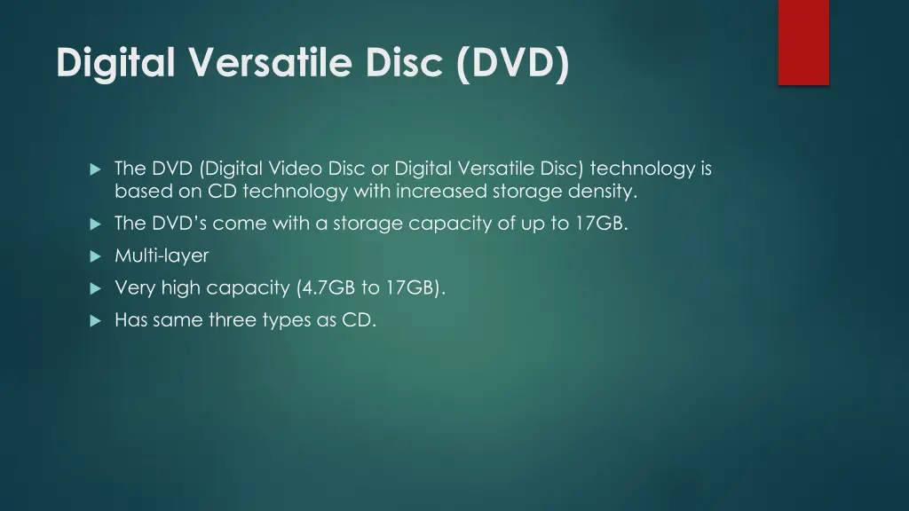 digital versatile disc dvd