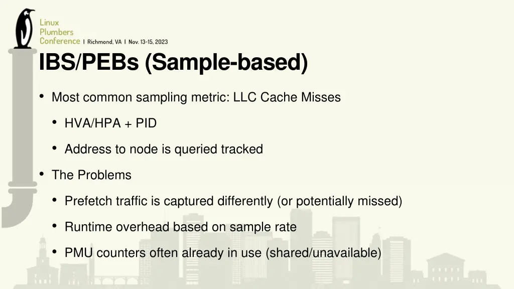 ibs pebs sample based