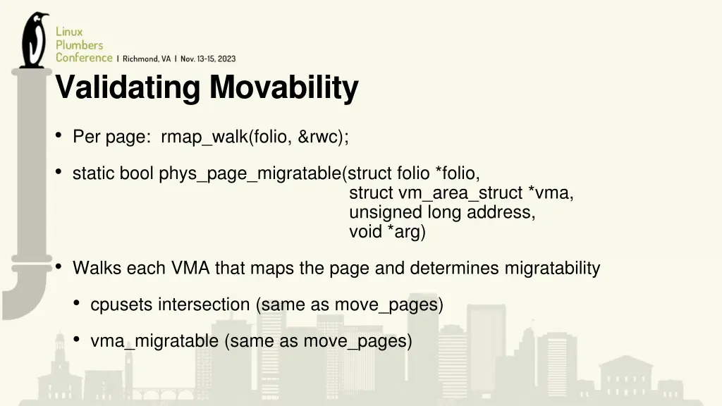 validating movability