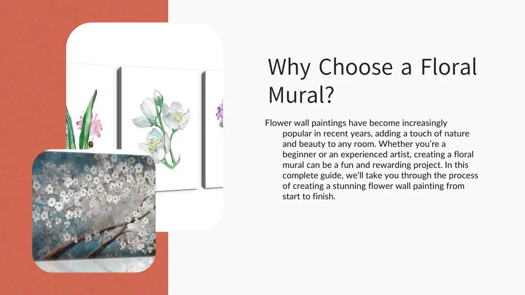 why choose a floral mural