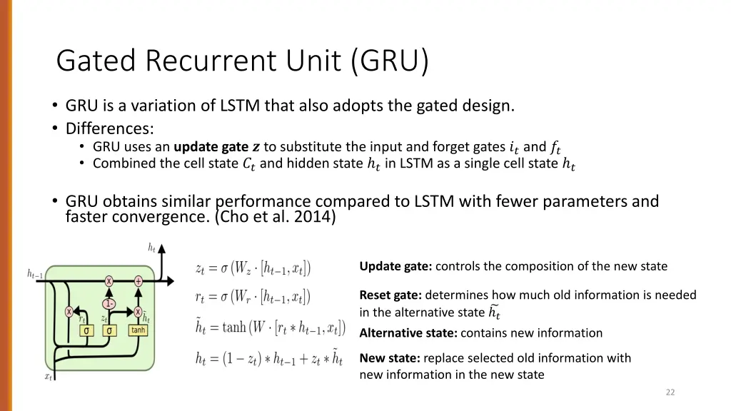 gated recurrent unit gru