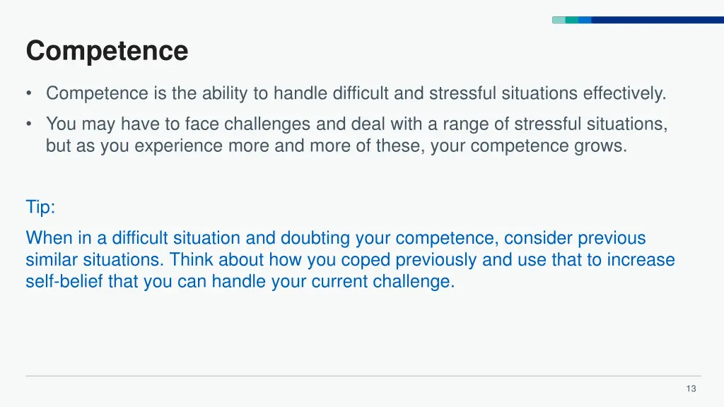 competence