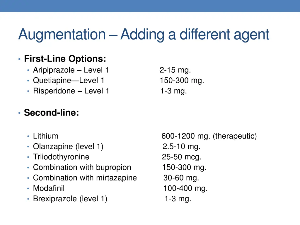 augmentation adding a different agent