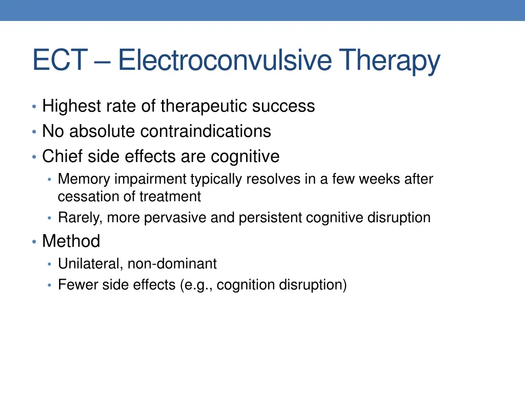 ect electroconvulsive therapy