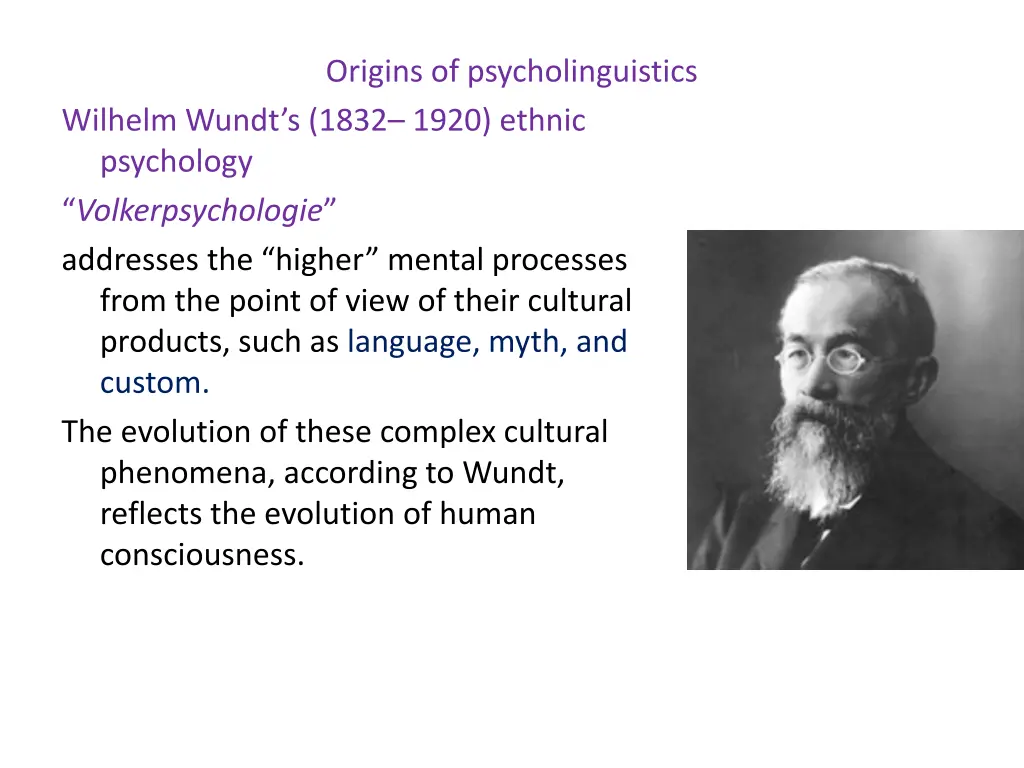 origins of psycholinguistics 5